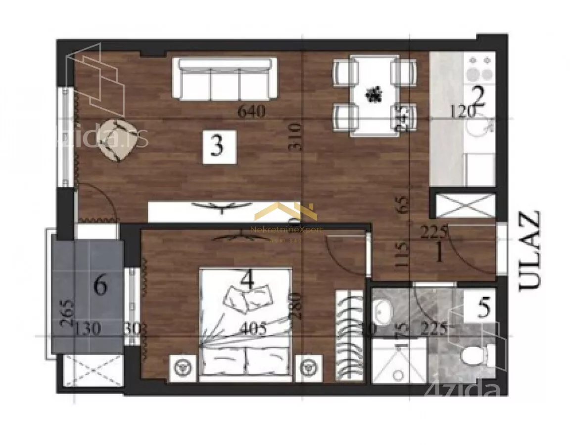 Dvosoban stan | 4zida