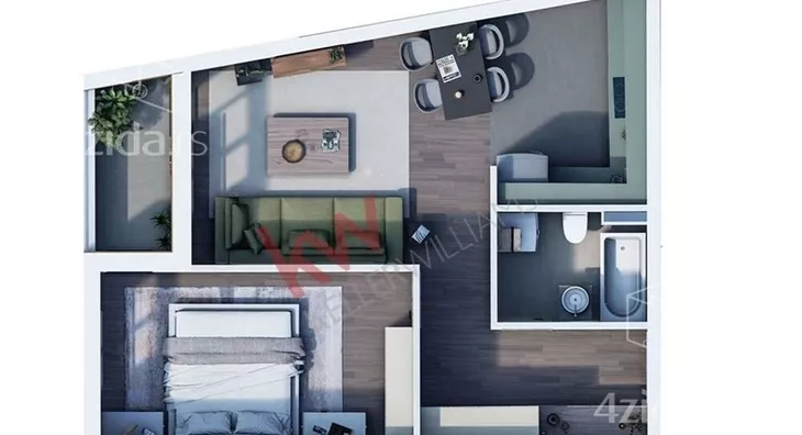 Dvosoban stan | 4zida