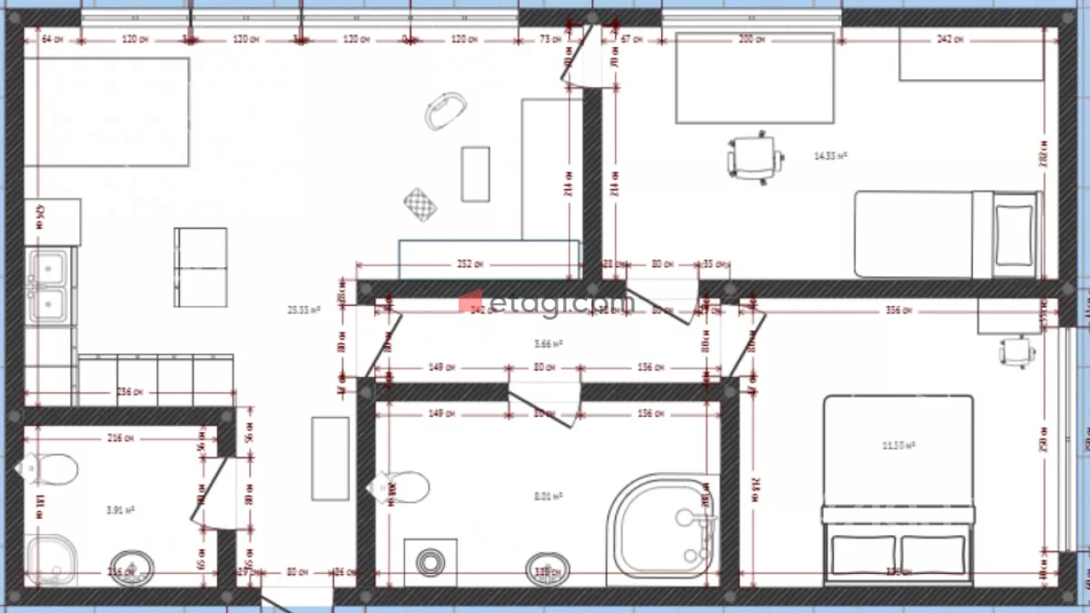 Trosoban stan | 4zida