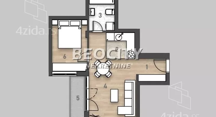 Dvosoban stan | 4zida