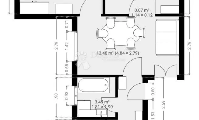 Trosoban stan | 4zida