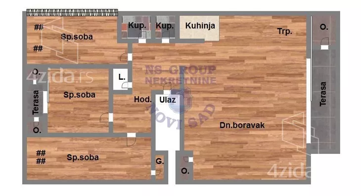 Četvorosoban stan | 4zida