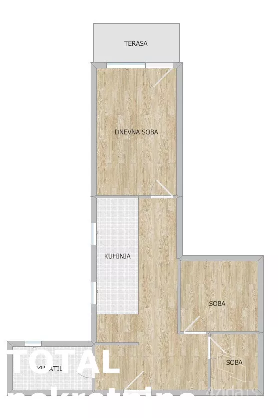 Trosoban stan | 4zida