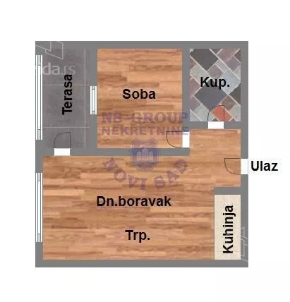 Jednoiposoban stan | 4zida