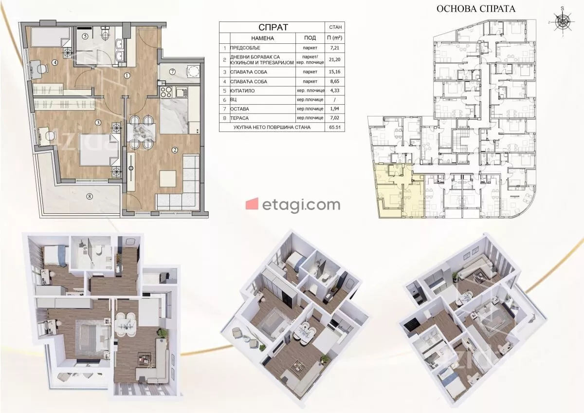 Dvosoban stan | 4zida