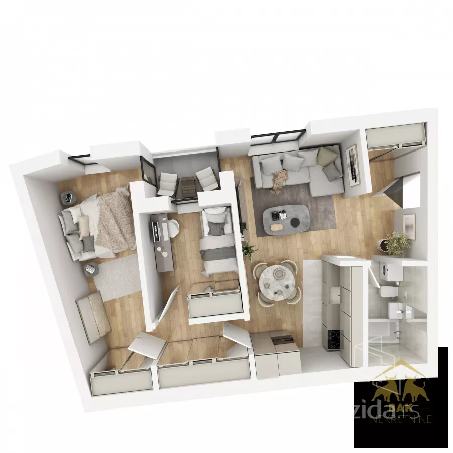 Dvoiposoban stan | 4zida