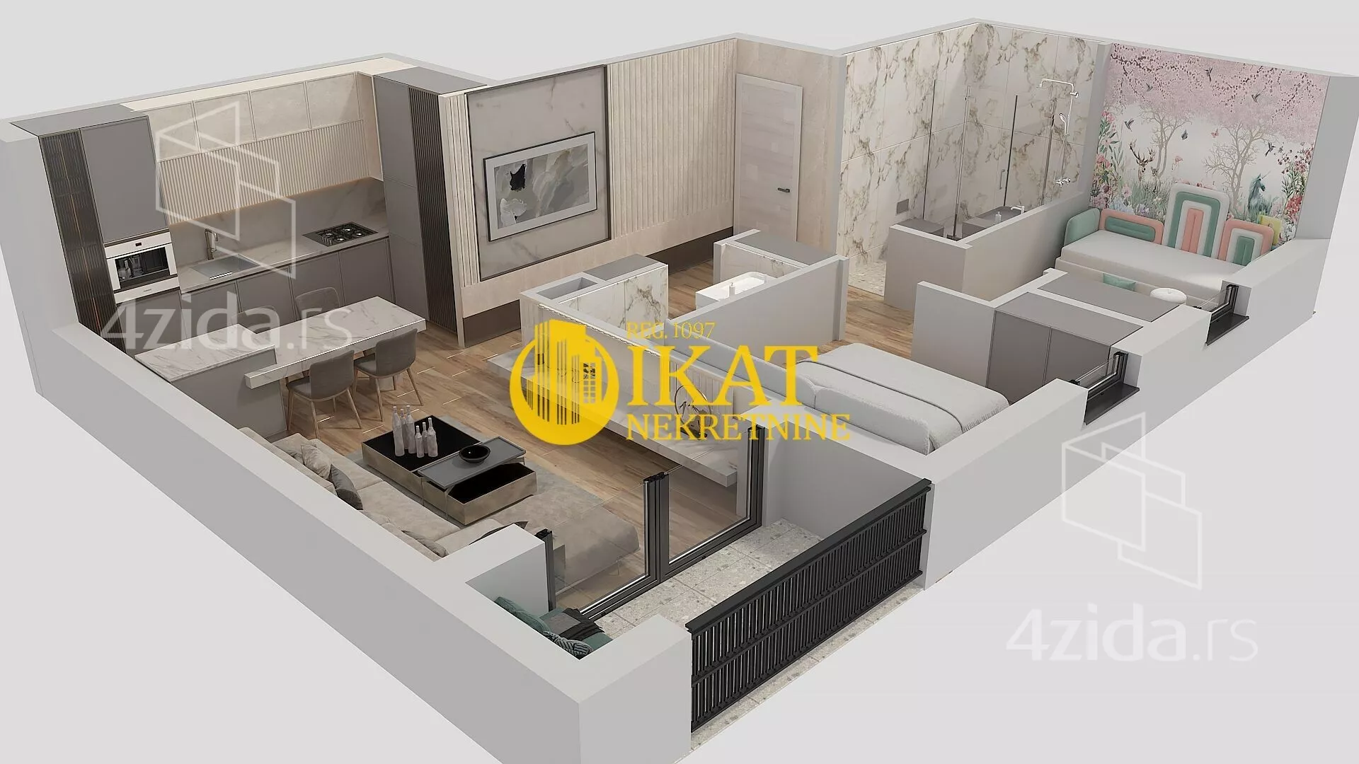 Trosoban stan | 4zida