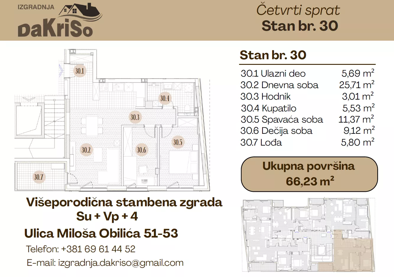 Trosoban stan | 4zida