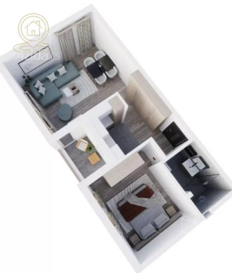 Dvosoban stan | 4zida