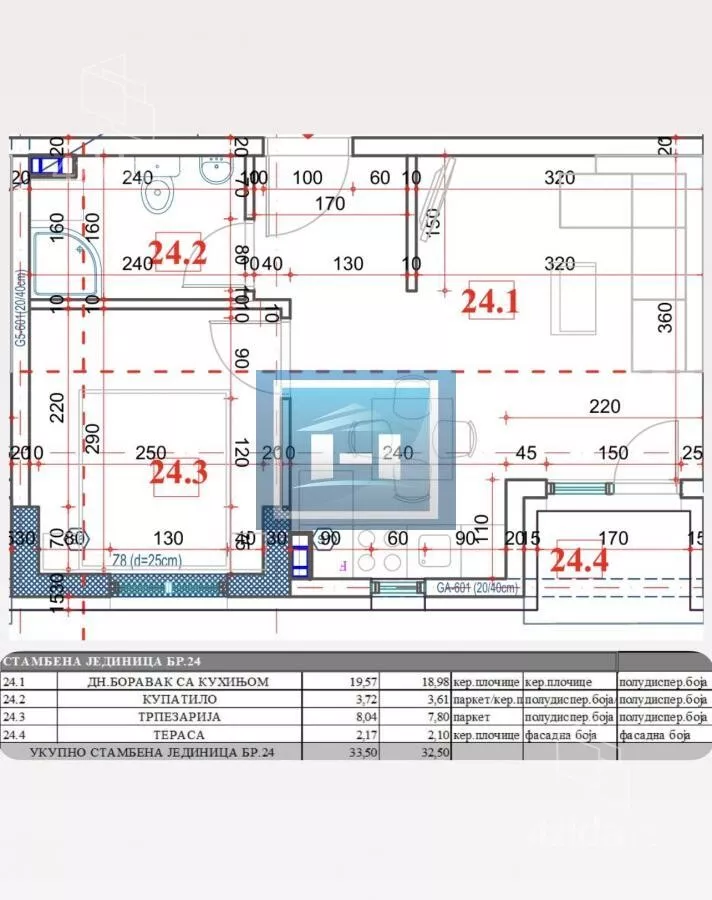 Jednosoban stan | 4zida