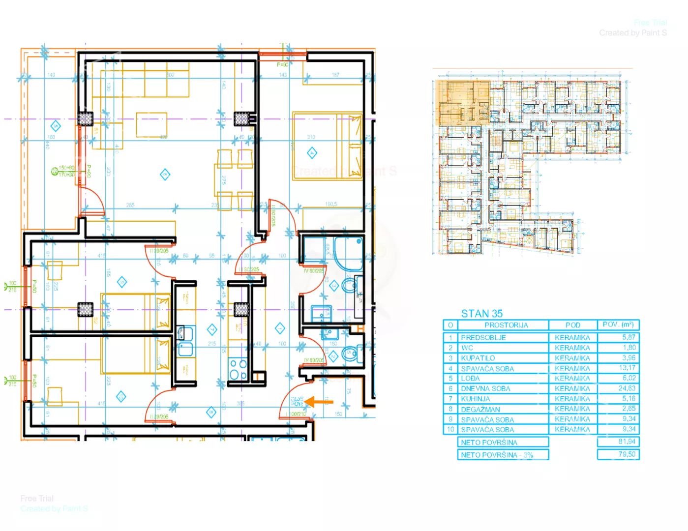 Troiposoban stan | 4zida