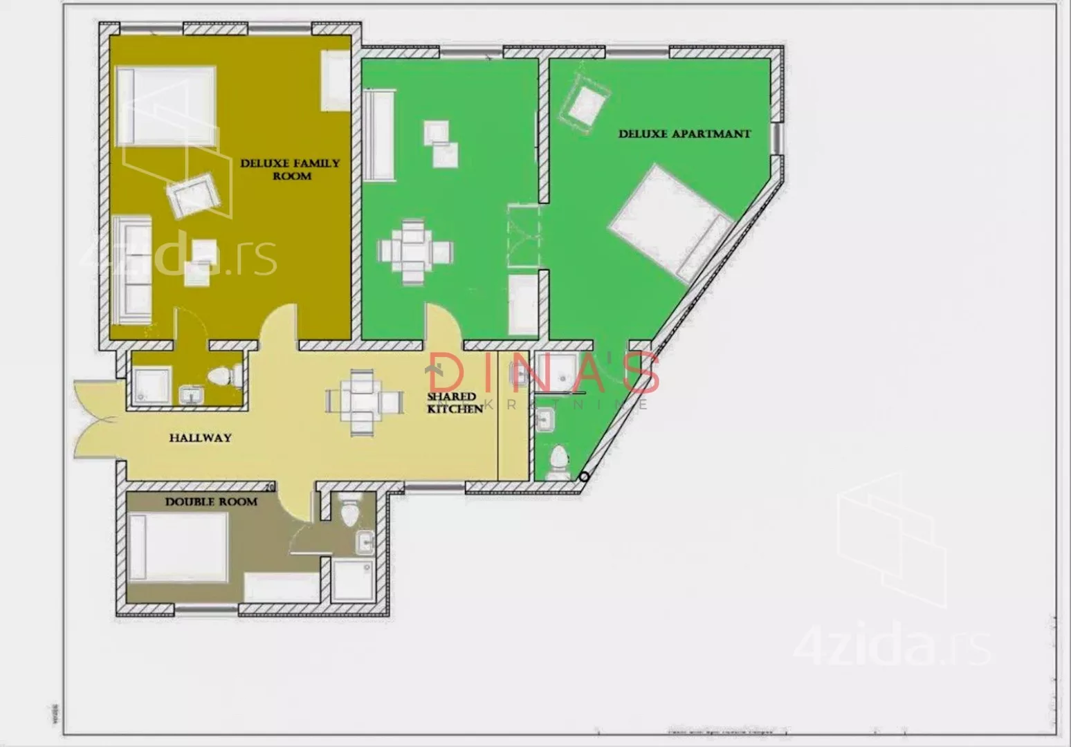 Trosoban stan | 4zida