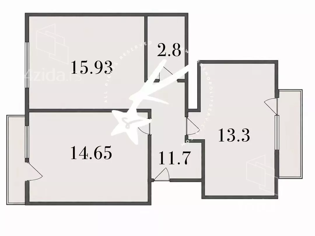 Dvosoban stan | 4zida