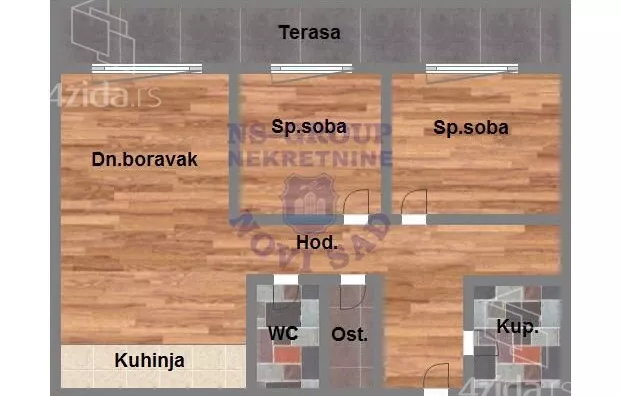 Trosoban stan | 4zida