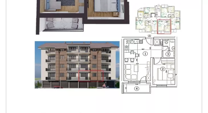 Jednoiposoban stan | 4zida