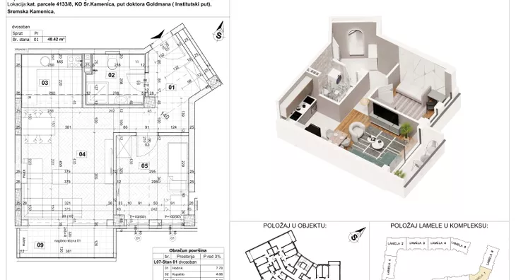 Dvosoban stan | 4zida