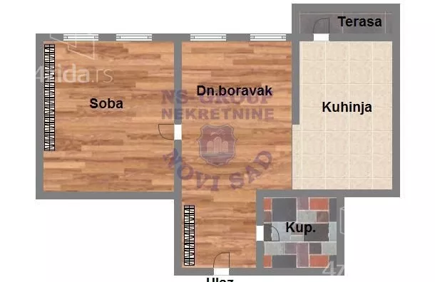 Jednoiposoban stan | 4zida