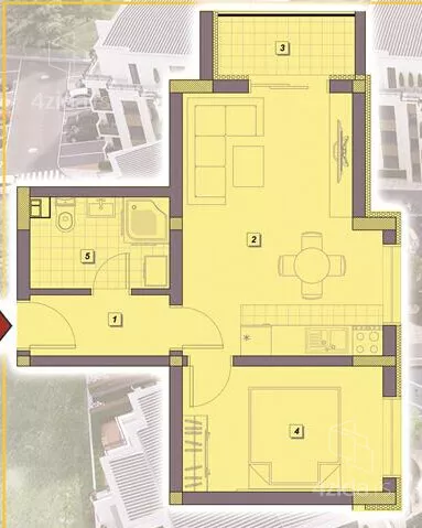 Jednoiposoban stan | 4zida