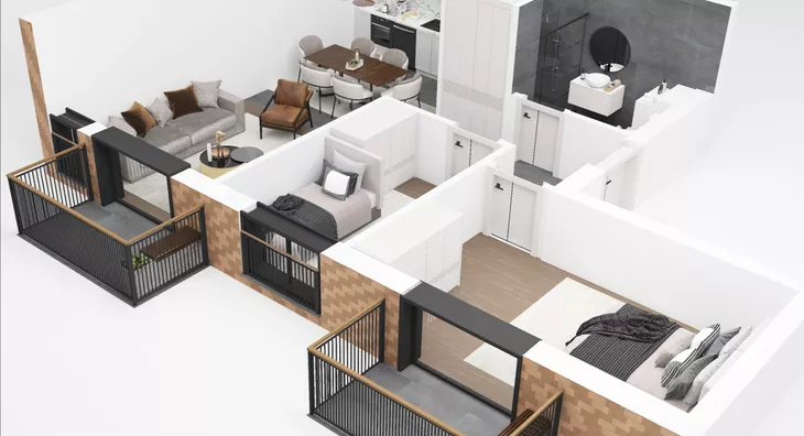 Dvoiposoban stan | 4zida