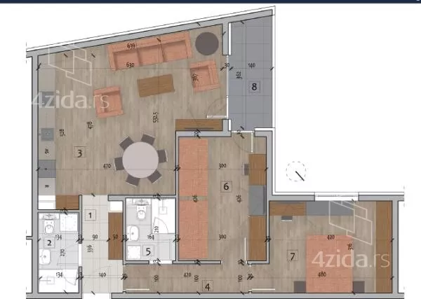 Dvoiposoban stan | 4zida