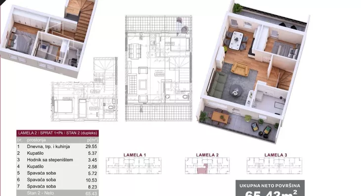 Dvoiposoban stan | 4zida