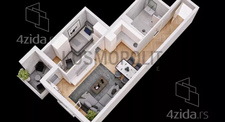 Dvosoban stan | 4zida