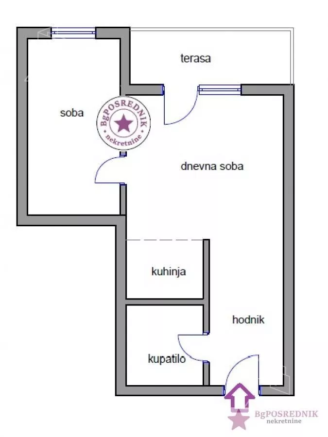 Jednoiposoban stan | 4zida