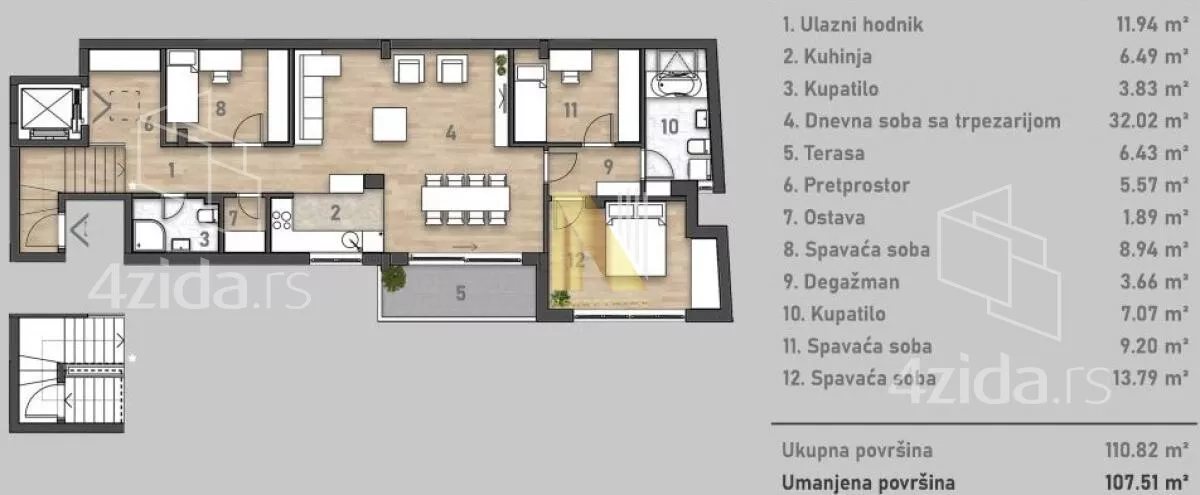 Četvorosoban stan | 4zida