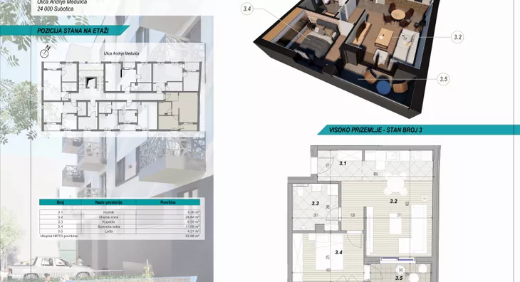Dvosoban stan | 4zida