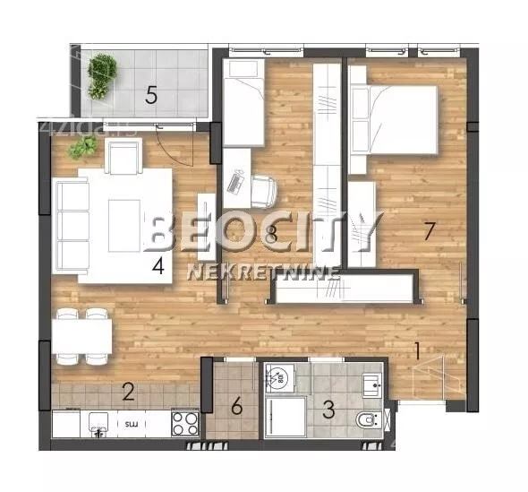 Trosoban stan | 4zida