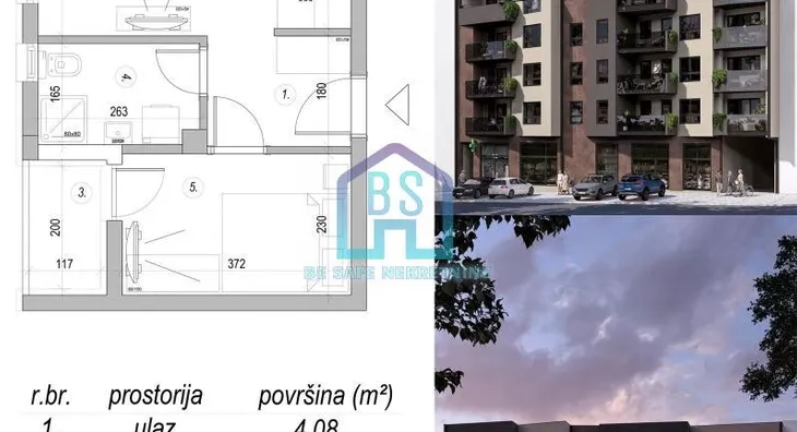 Jednoiposoban stan | 4zida