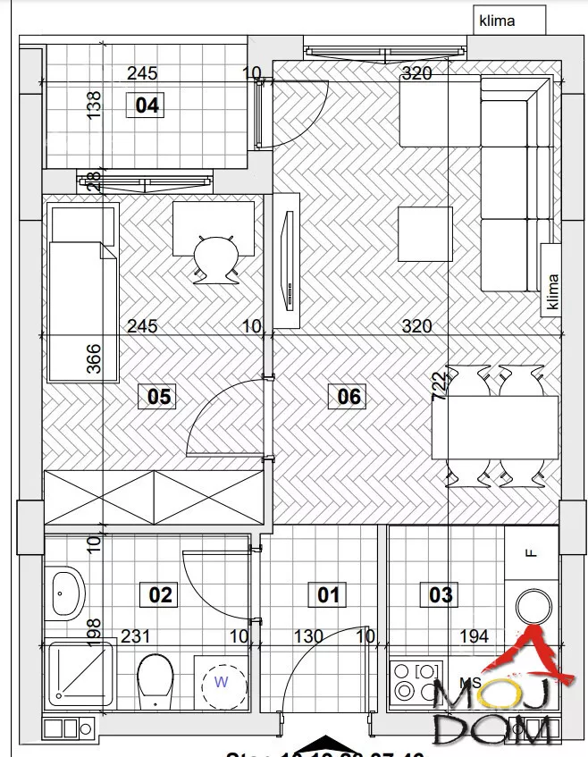 Jednoiposoban stan | 4zida