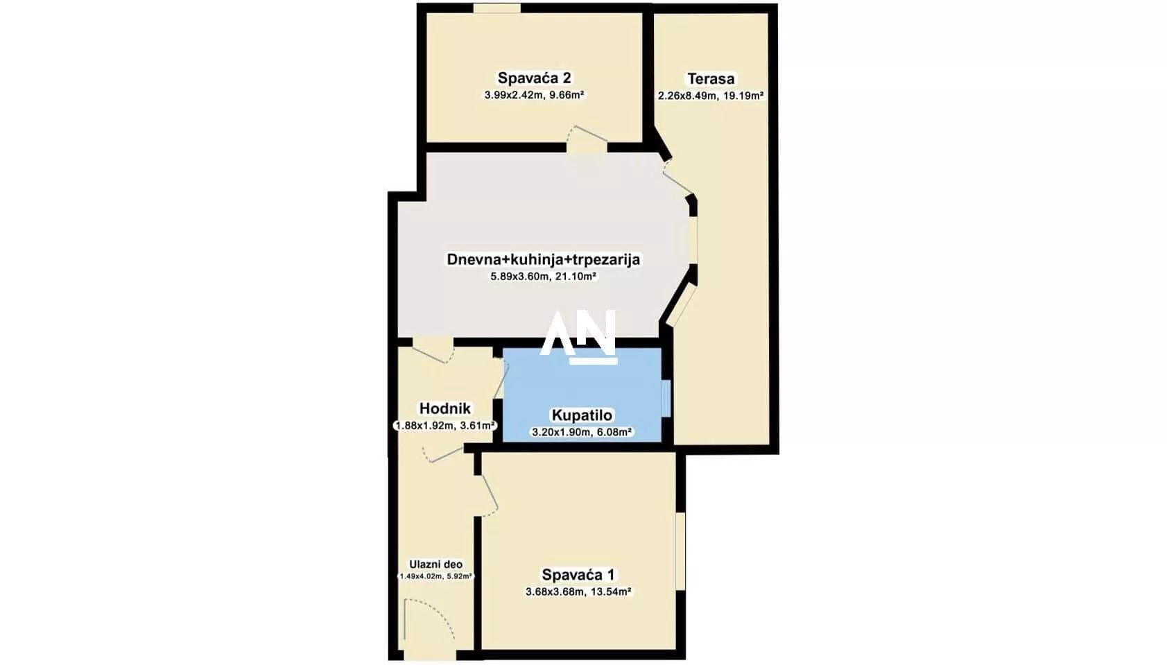 Trosoban stan | 4zida