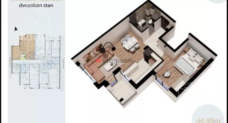 Dvosoban stan | 4zida