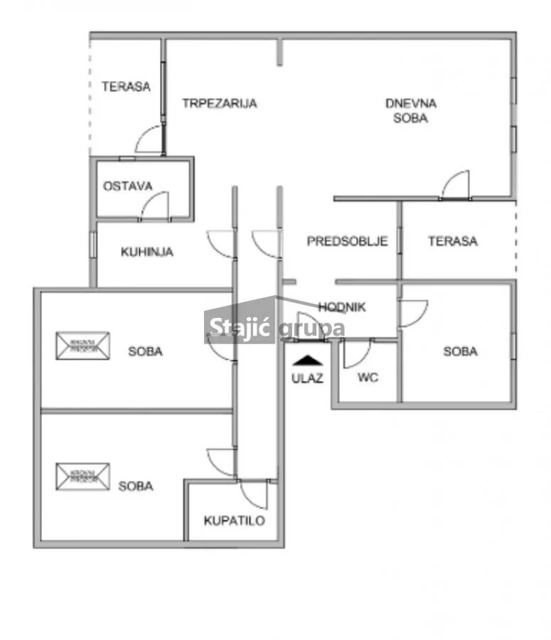 Troiposoban stan | 4zida