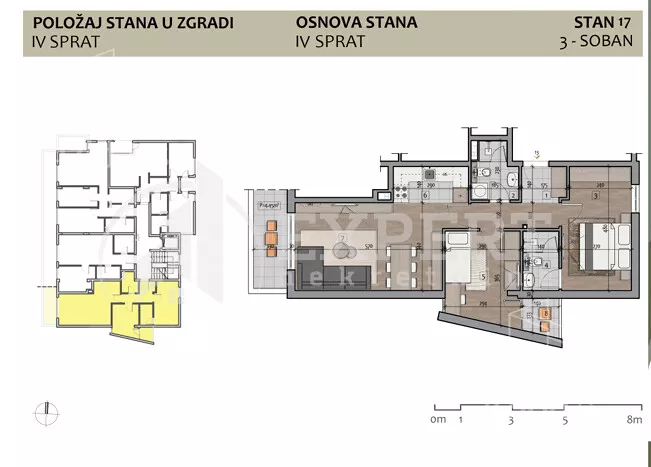 Trosoban stan | 4zida