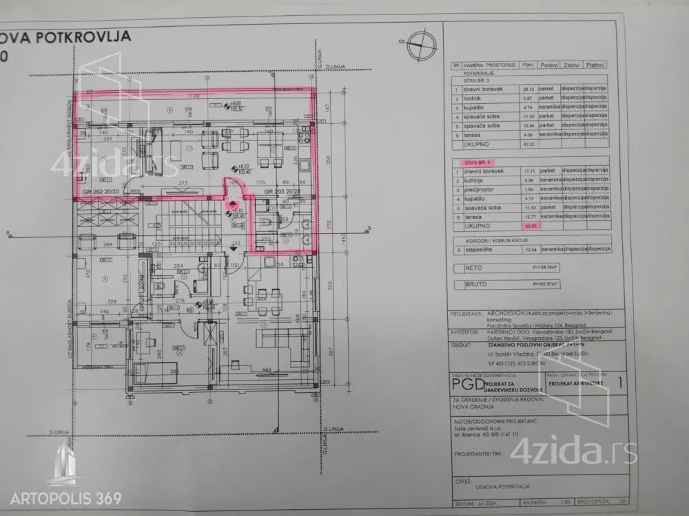 Dvosoban stan | 4zida