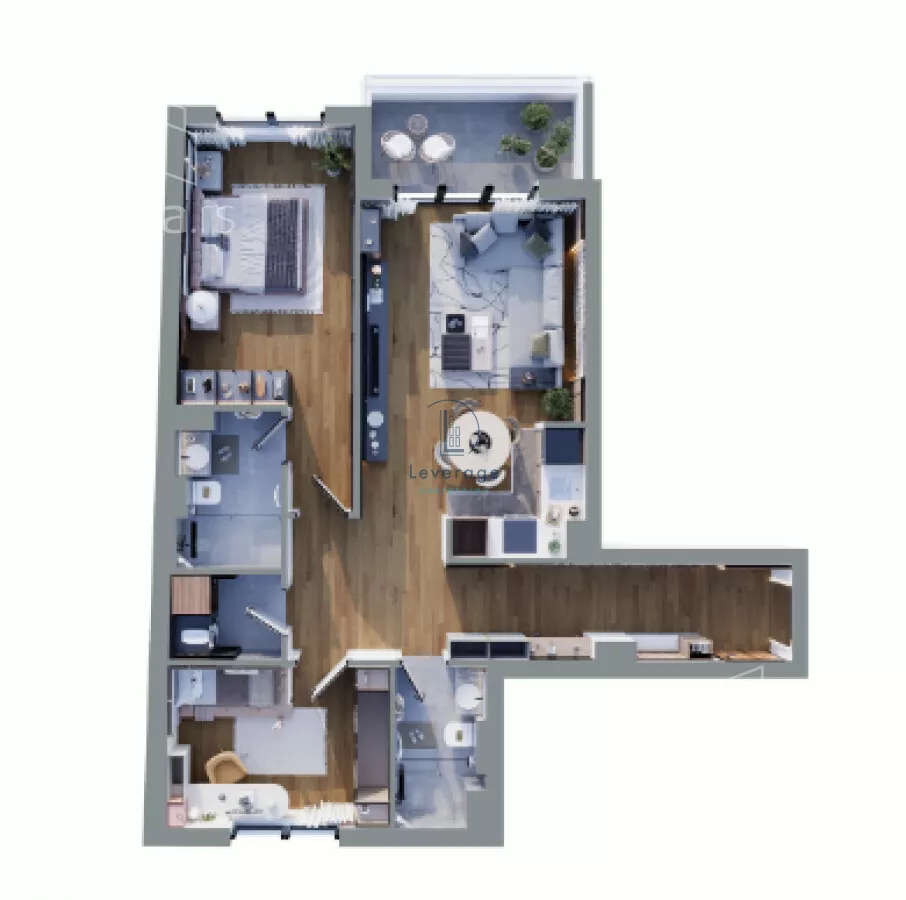 Trosoban stan | 4zida