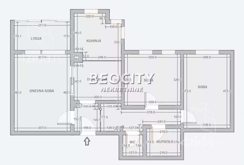 Trosoban stan | 4zida