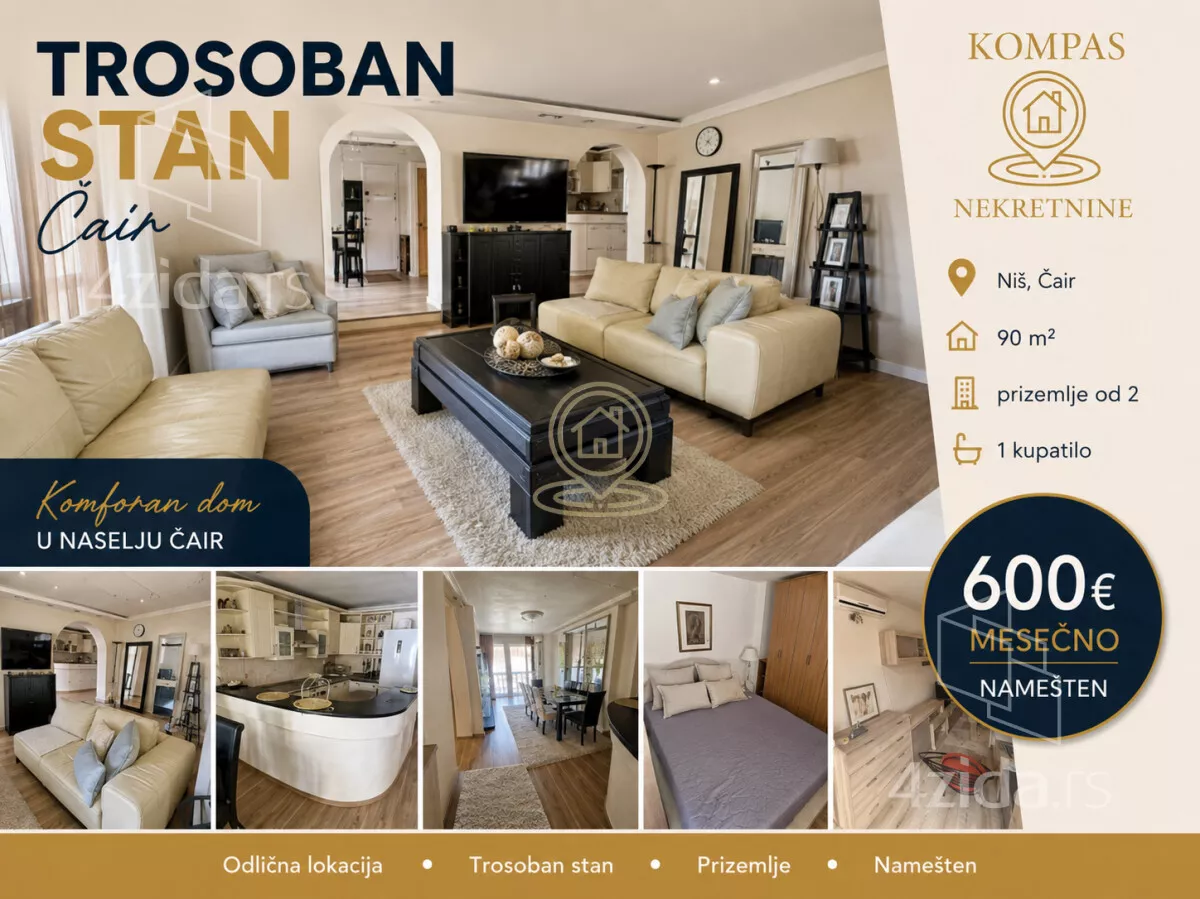 Trosoban stan | 4zida
