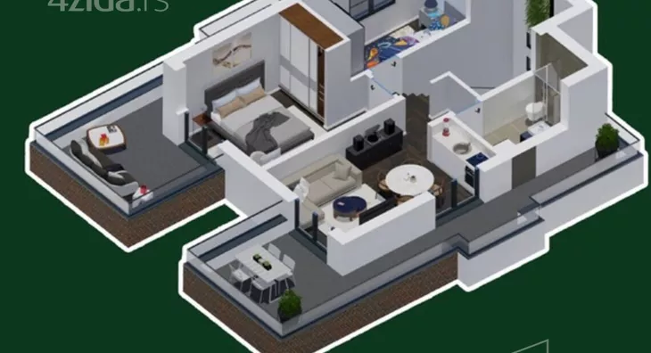 Trosoban stan | 4zida