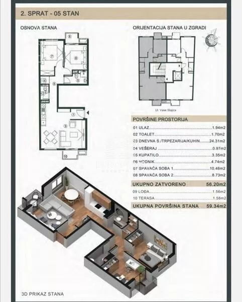 Dvoiposoban stan | 4zida