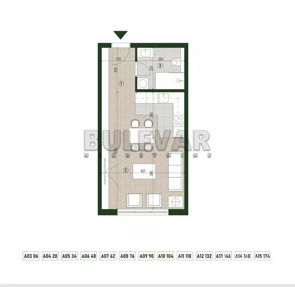 Jednosoban stan | 4zida