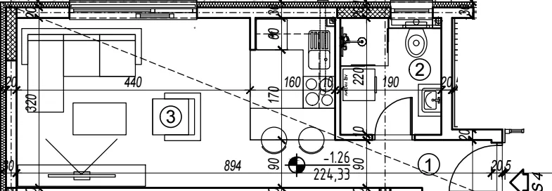 Jednosoban stan | 4zida