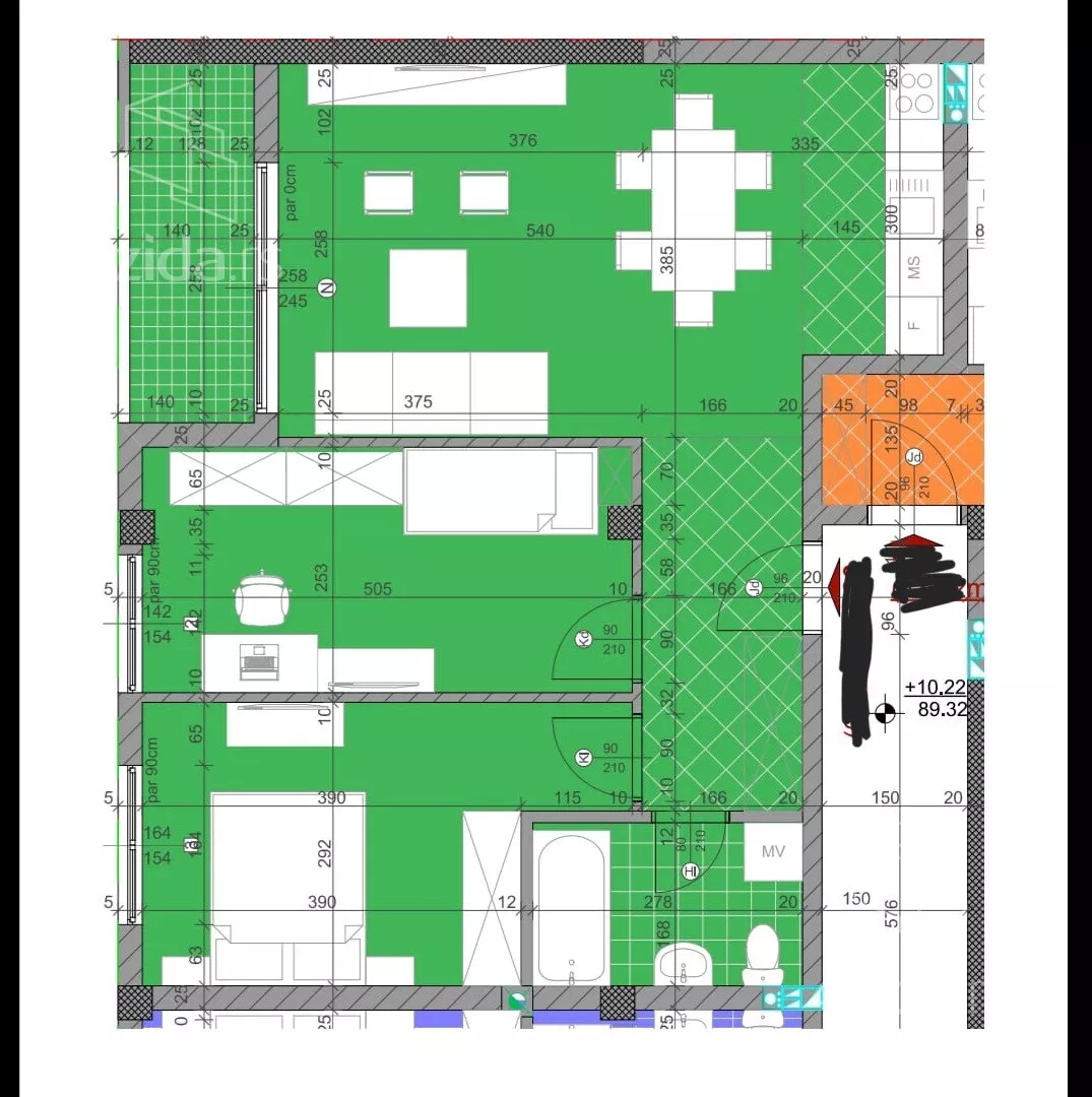 Trosoban stan | 4zida