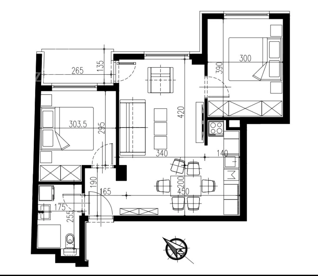 Trosoban stan | 4zida