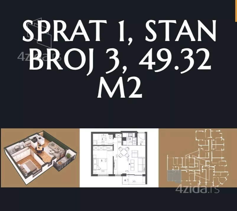 Dvosoban stan | 4zida