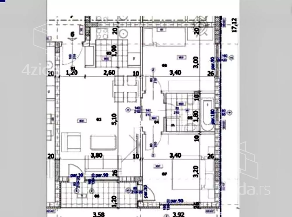 Trosoban stan | 4zida