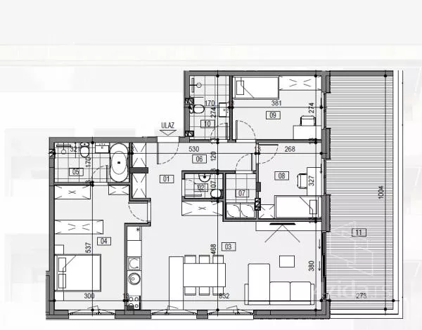 Troiposoban stan | 4zida