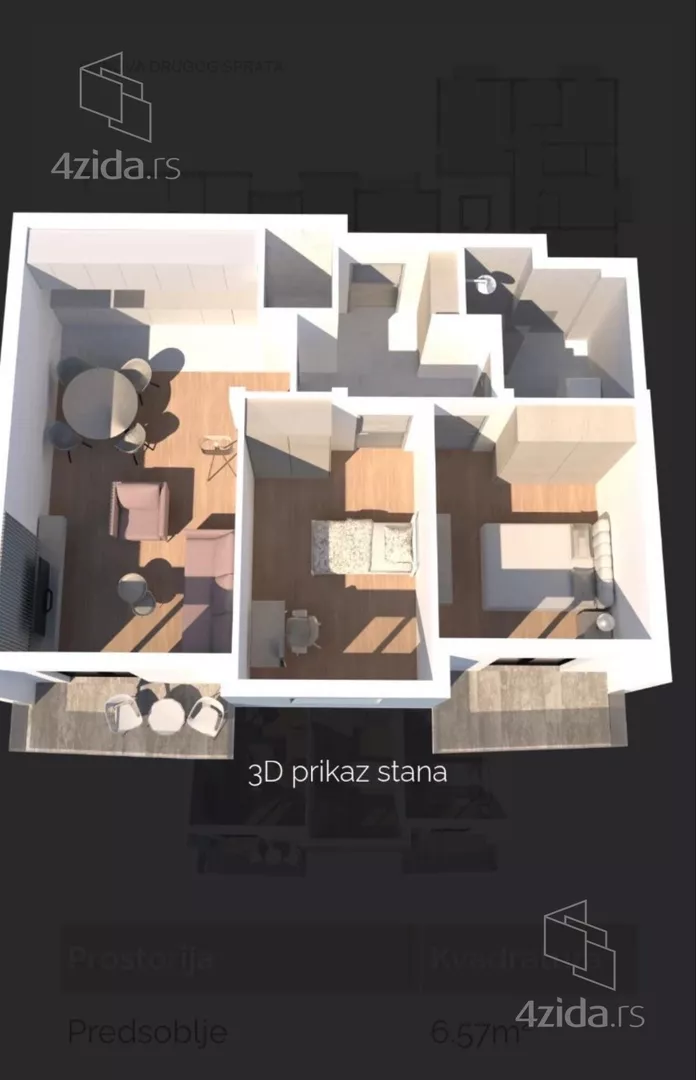 Trosoban stan | 4zida